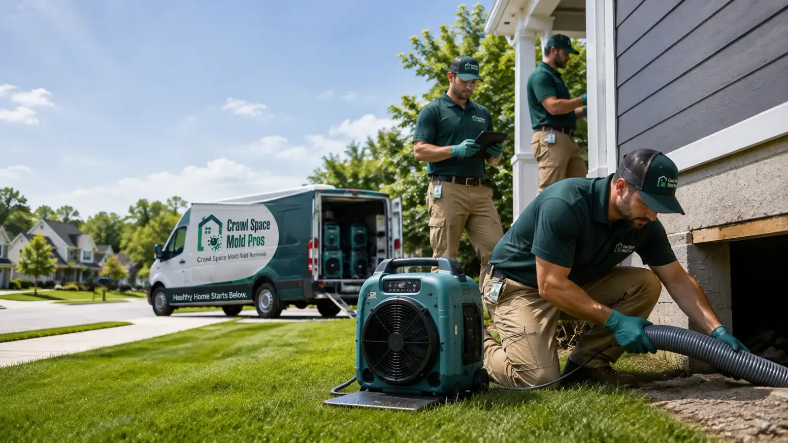 Crawl Space Mold Removal in Enterprise, KS